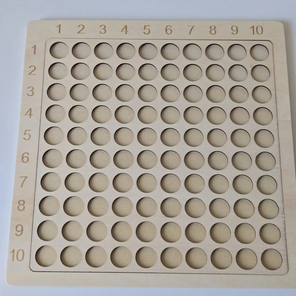 Multiplication Board Game for Kids - Colorful Educational Toy - Picture 5 of 6